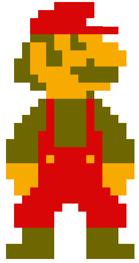 Detail 8 Bit Mario Nomer 17