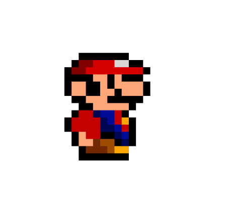 Detail 8 Bit Mario Nomer 24