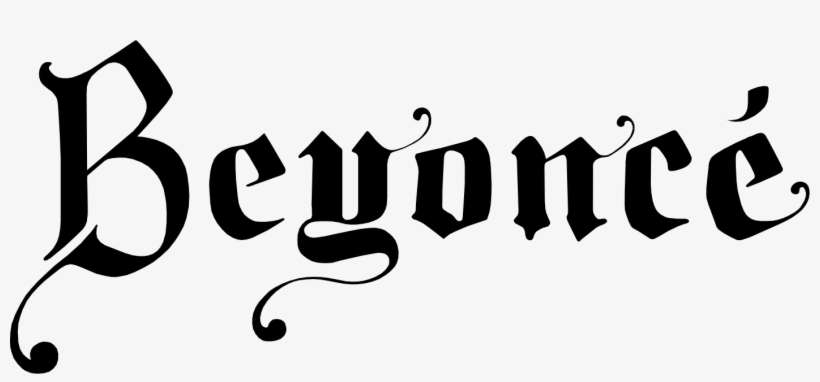 Detail Beyonce Logo Font Nomer 2