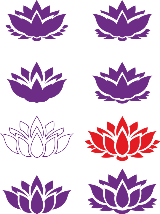 Detail Buddhistische Blume Nomer 6