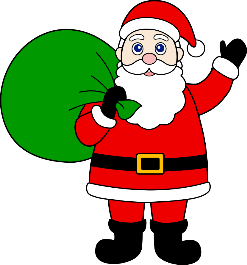 Detail Cartoon Santa Claus Png Nomer 20