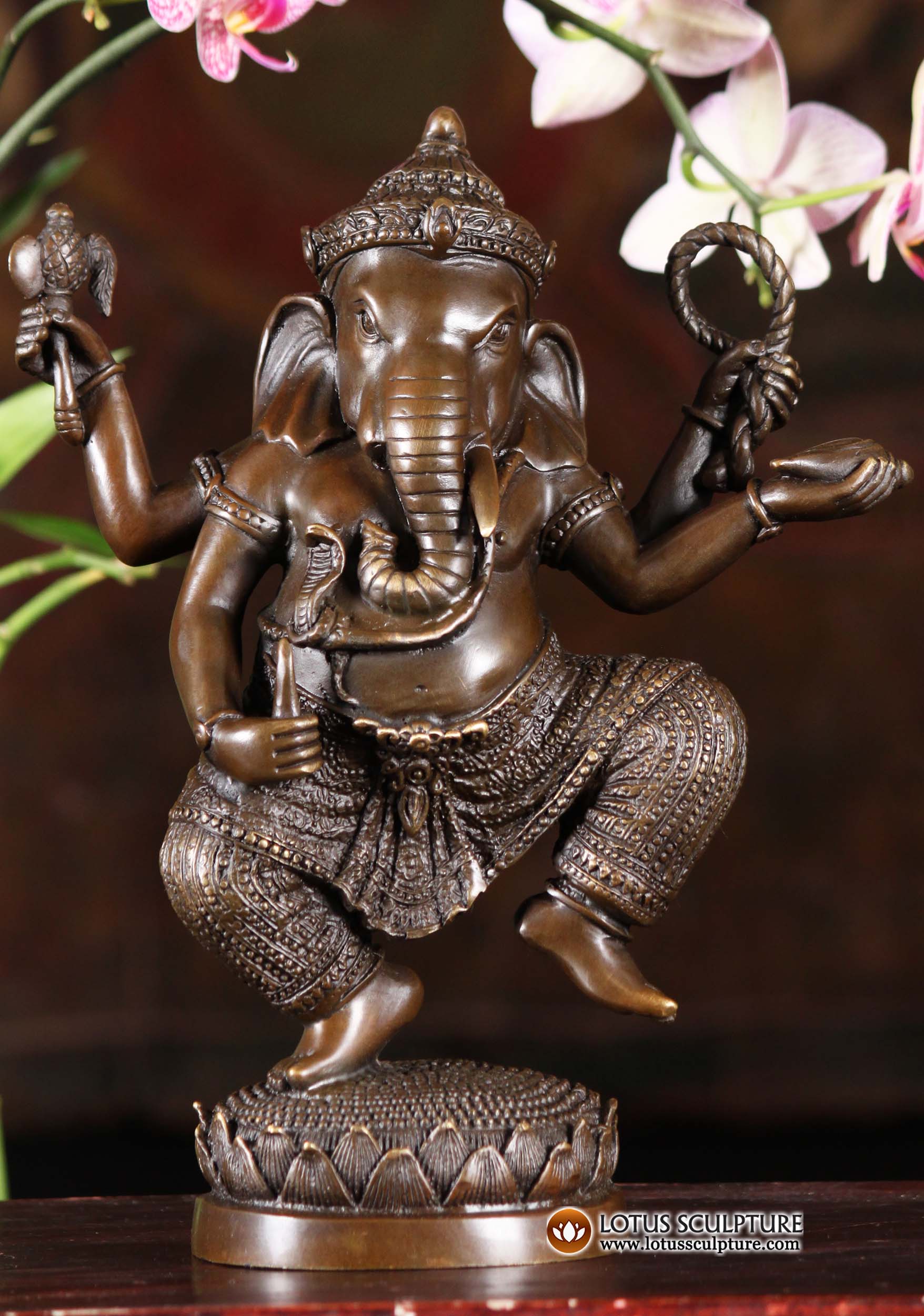 Detail Dancing Ganesha Statues Nomer 2