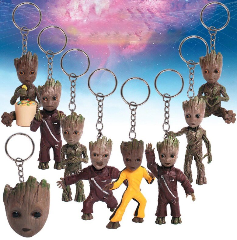 Detail Dancing Groot Keychain Nomer 19