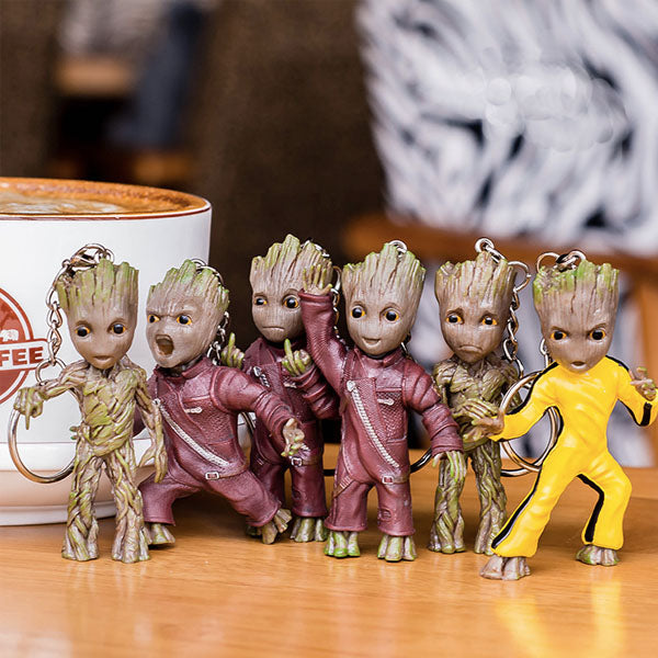 Detail Dancing Groot Keychain Nomer 38