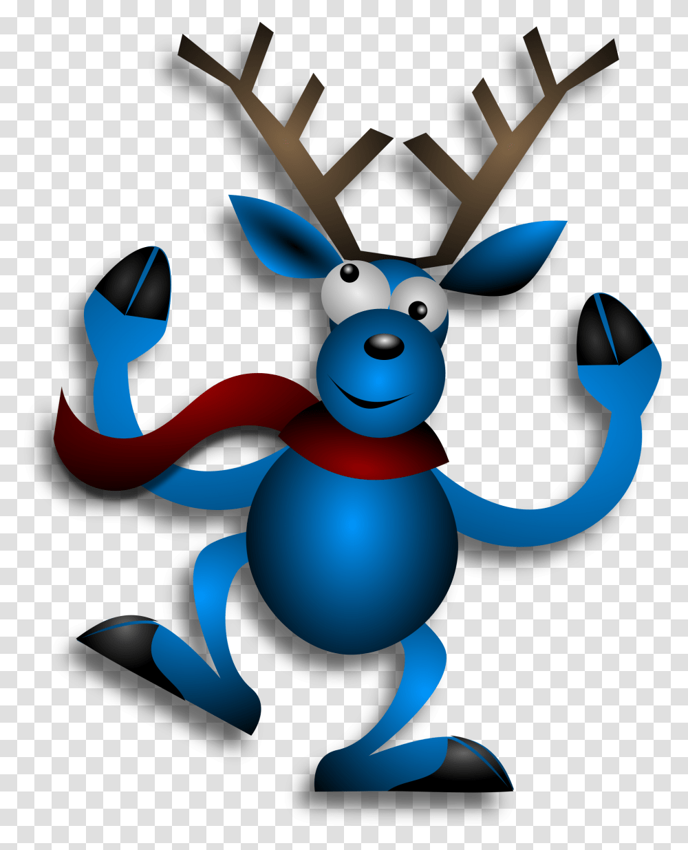 Detail Dancing Reindeer Clipart Nomer 11