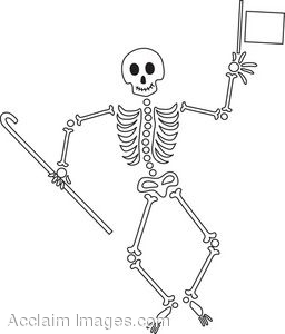 Detail Dancing Skeleton Clipart Nomer 13