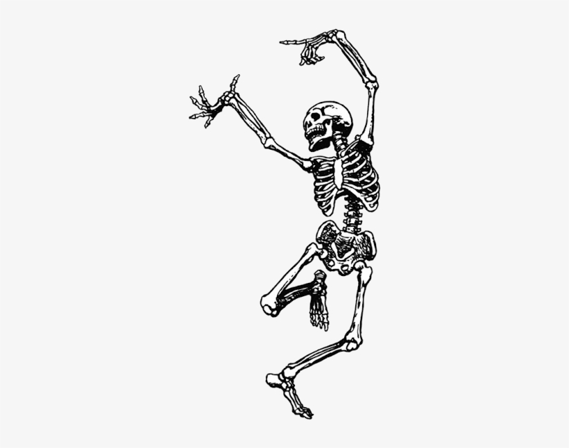 Detail Dancing Skeleton Clipart Nomer 5