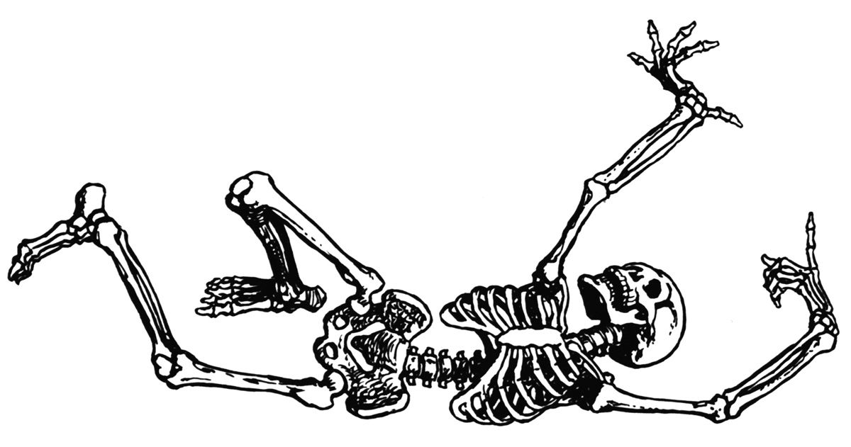 Detail Dancing Skeleton Clipart Nomer 42