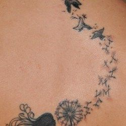 Detail Dandelion Fairy Tattoo Nomer 28