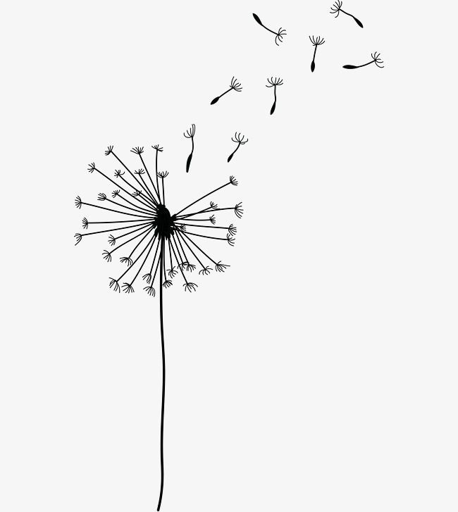 Detail Dandelion Images Clip Art Nomer 2