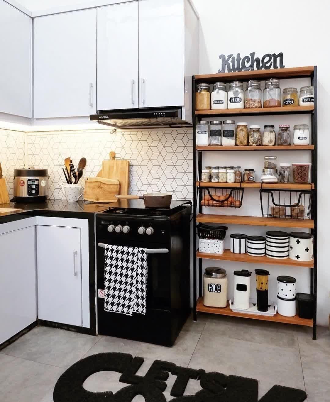 Detail Dapur Hitam Putih Nomer 14