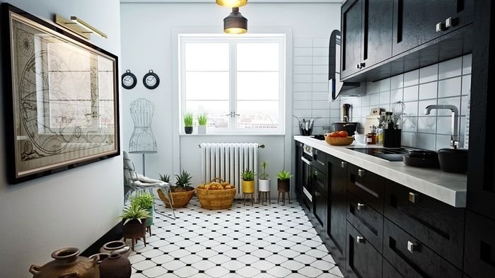 Detail Dapur Hitam Putih Nomer 18