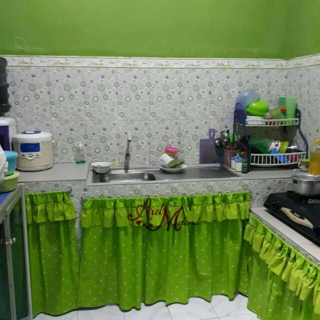 Dapur Shabby Chic Hijau - KibrisPDR