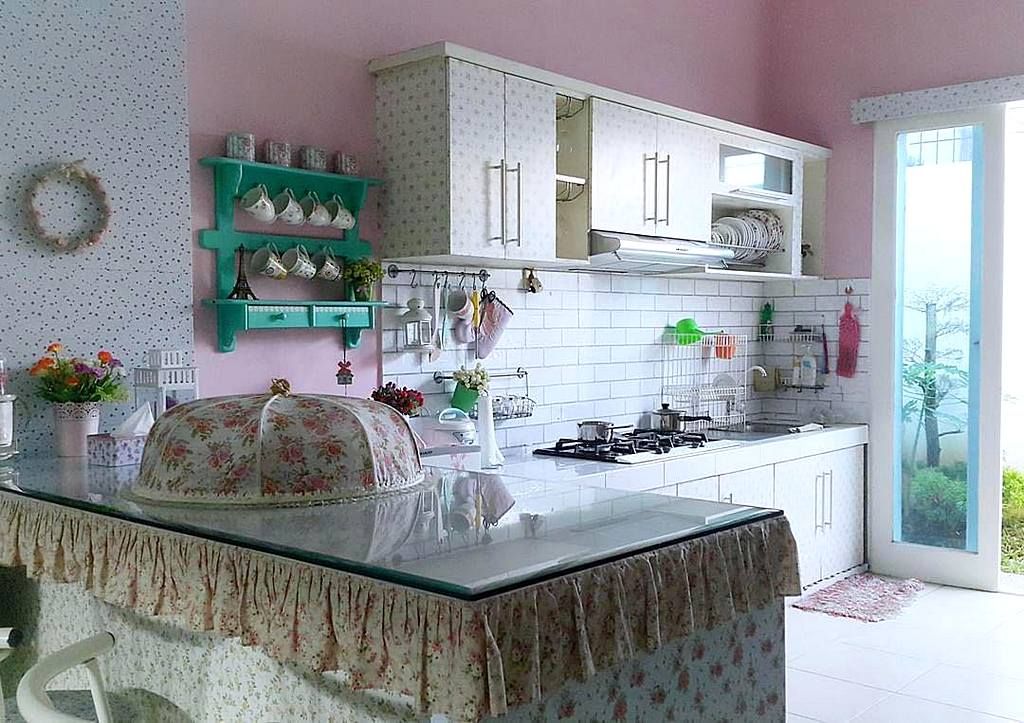 Detail Dapur Shabby Chic Hijau Nomer 18