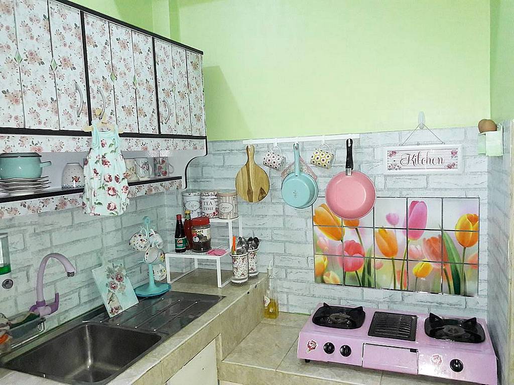 Detail Dapur Shabby Chic Hijau Nomer 47