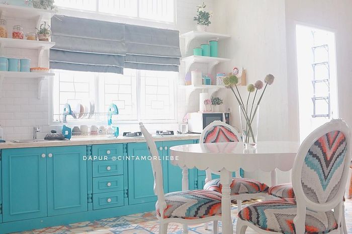 Detail Dapur Shabby Chic Hijau Nomer 56