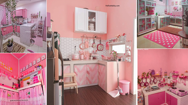 Detail Dapur Shabby Chic Pink Nomer 15