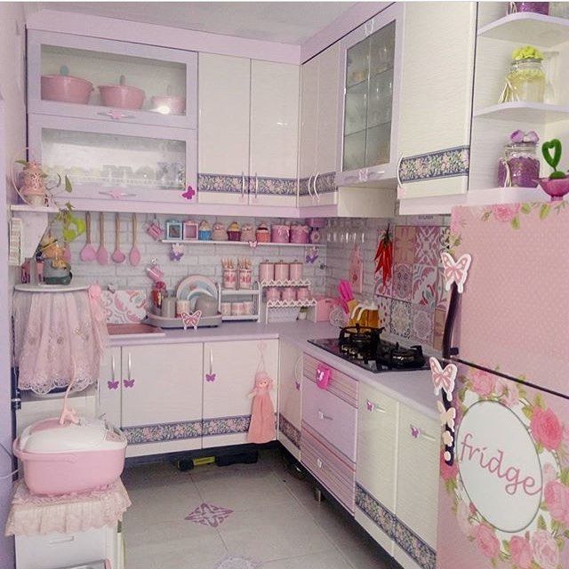 Detail Dapur Shabby Chic Pink Nomer 17