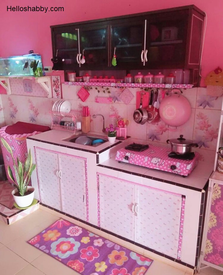 Detail Dapur Shabby Chic Pink Nomer 21