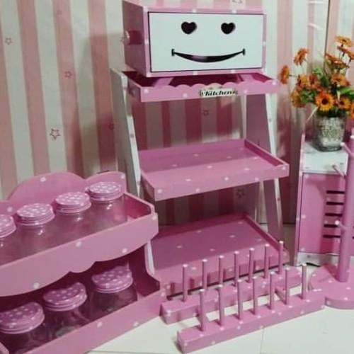 Detail Dapur Shabby Chic Pink Nomer 24