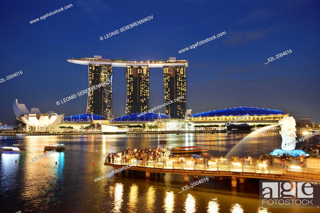 Detail Dari Merlion Park Ke Marina Bay Sands Nomer 30