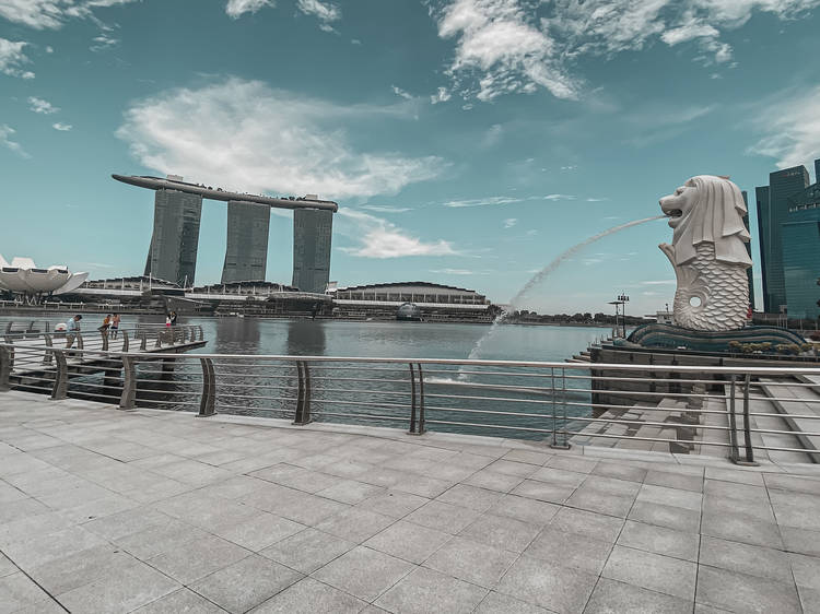 Detail Dari Merlion Park Ke Marina Bay Sands Nomer 39