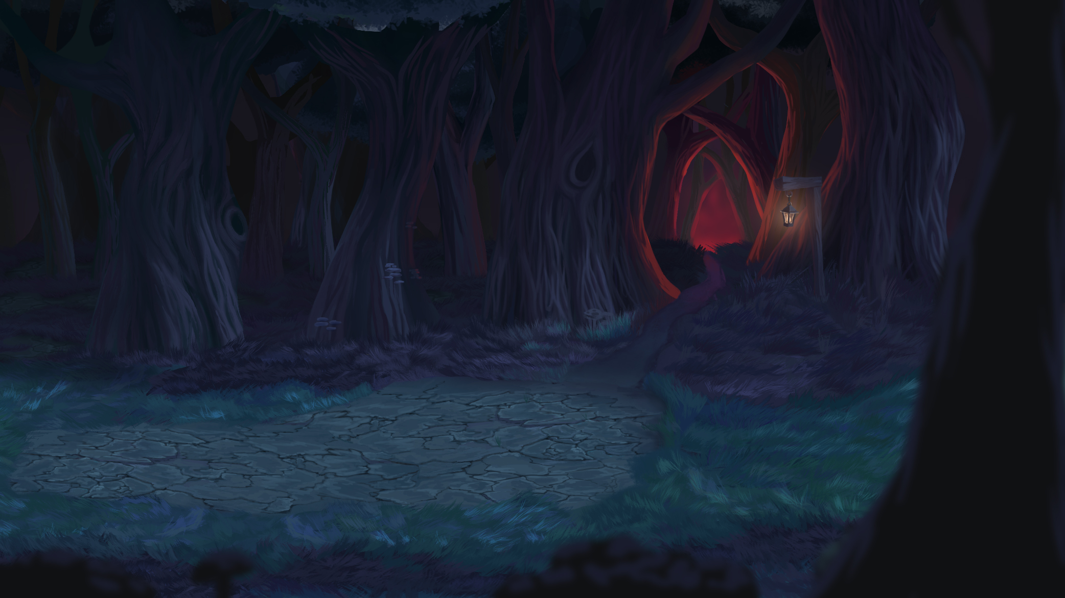 Detail Dark Forest Background Nomer 27