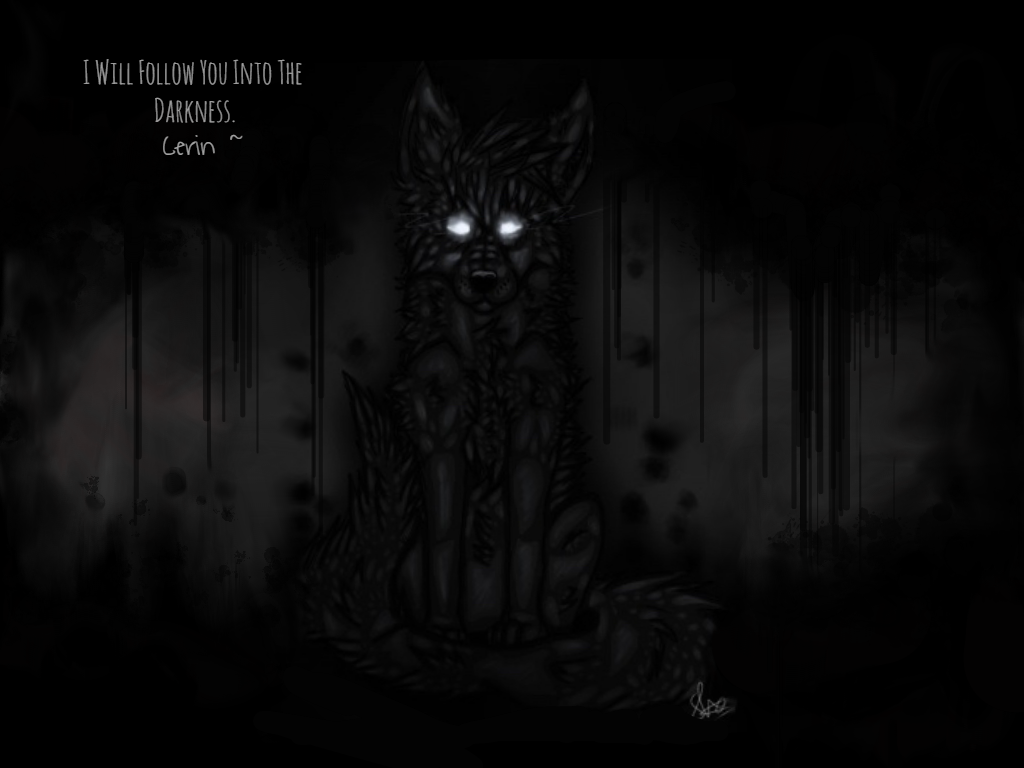 Detail Dark Wolf Wallpaper Nomer 35