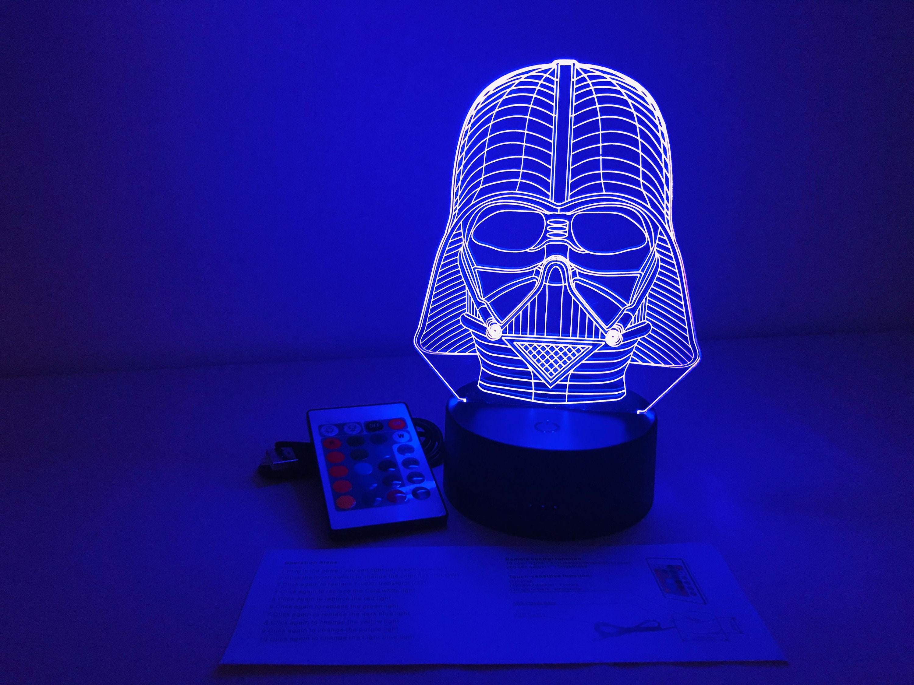 Detail Darth Vader 3d Lamp Nomer 13