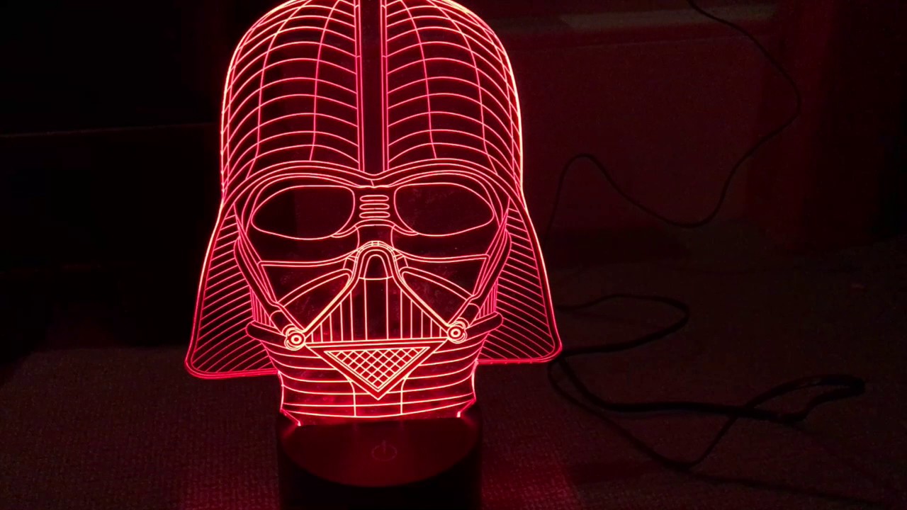 Detail Darth Vader 3d Lamp Nomer 17