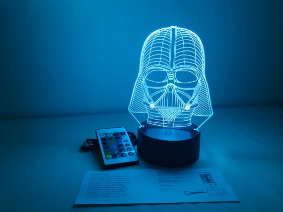 Detail Darth Vader 3d Lamp Nomer 22