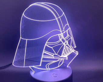 Detail Darth Vader 3d Lamp Nomer 26