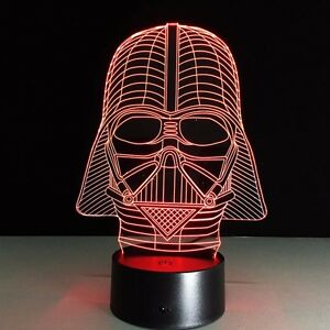 Detail Darth Vader 3d Lamp Nomer 33