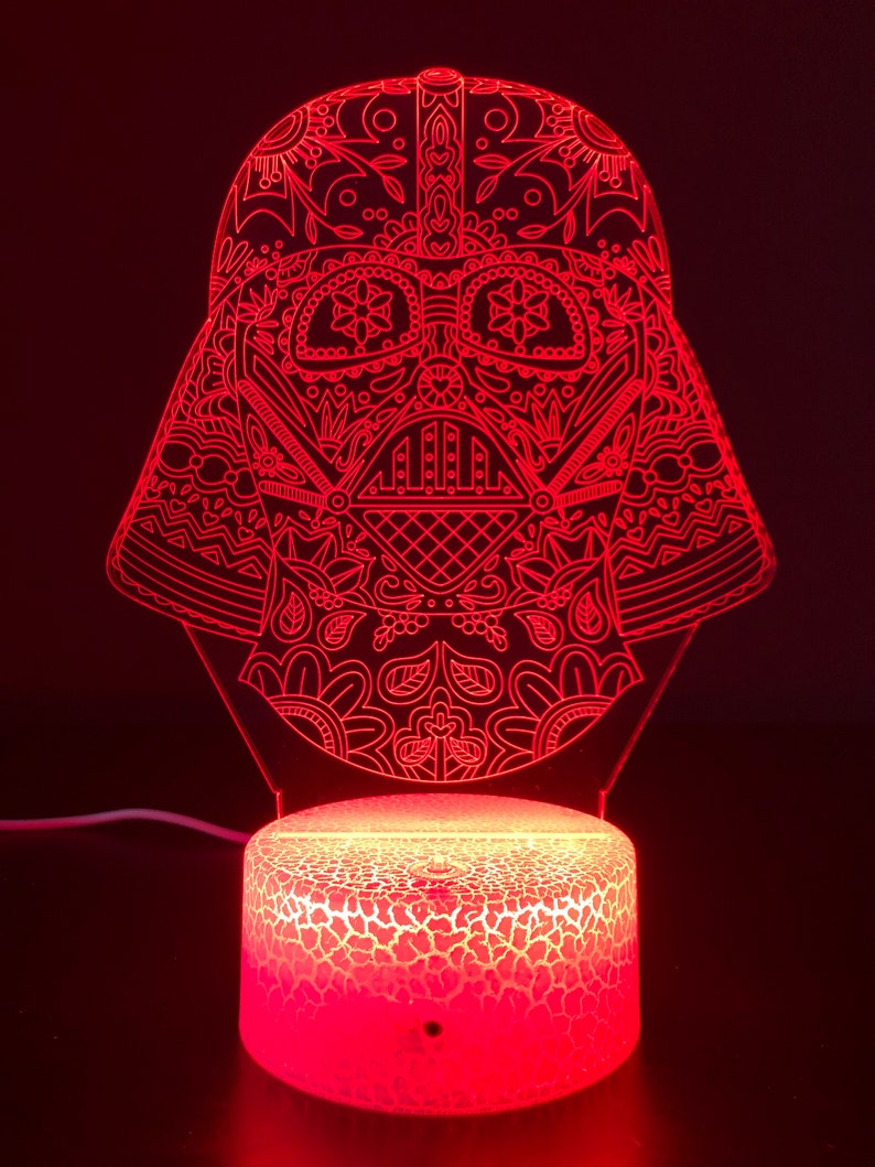 Detail Darth Vader 3d Lamp Nomer 35