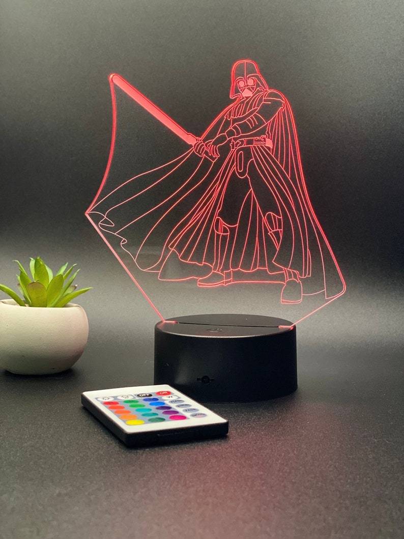 Detail Darth Vader 3d Lamp Nomer 39