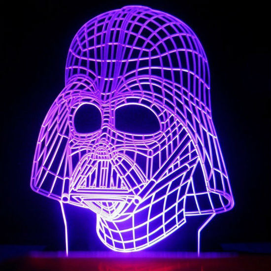 Detail Darth Vader 3d Lamp Nomer 41