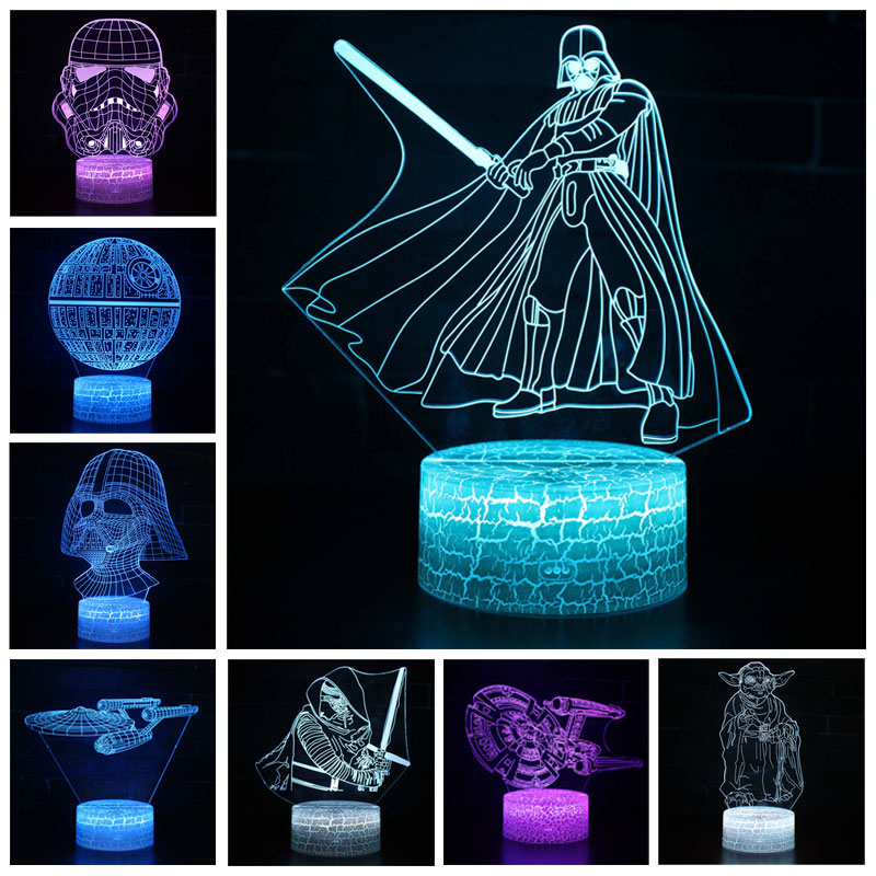 Detail Darth Vader 3d Lamp Nomer 42