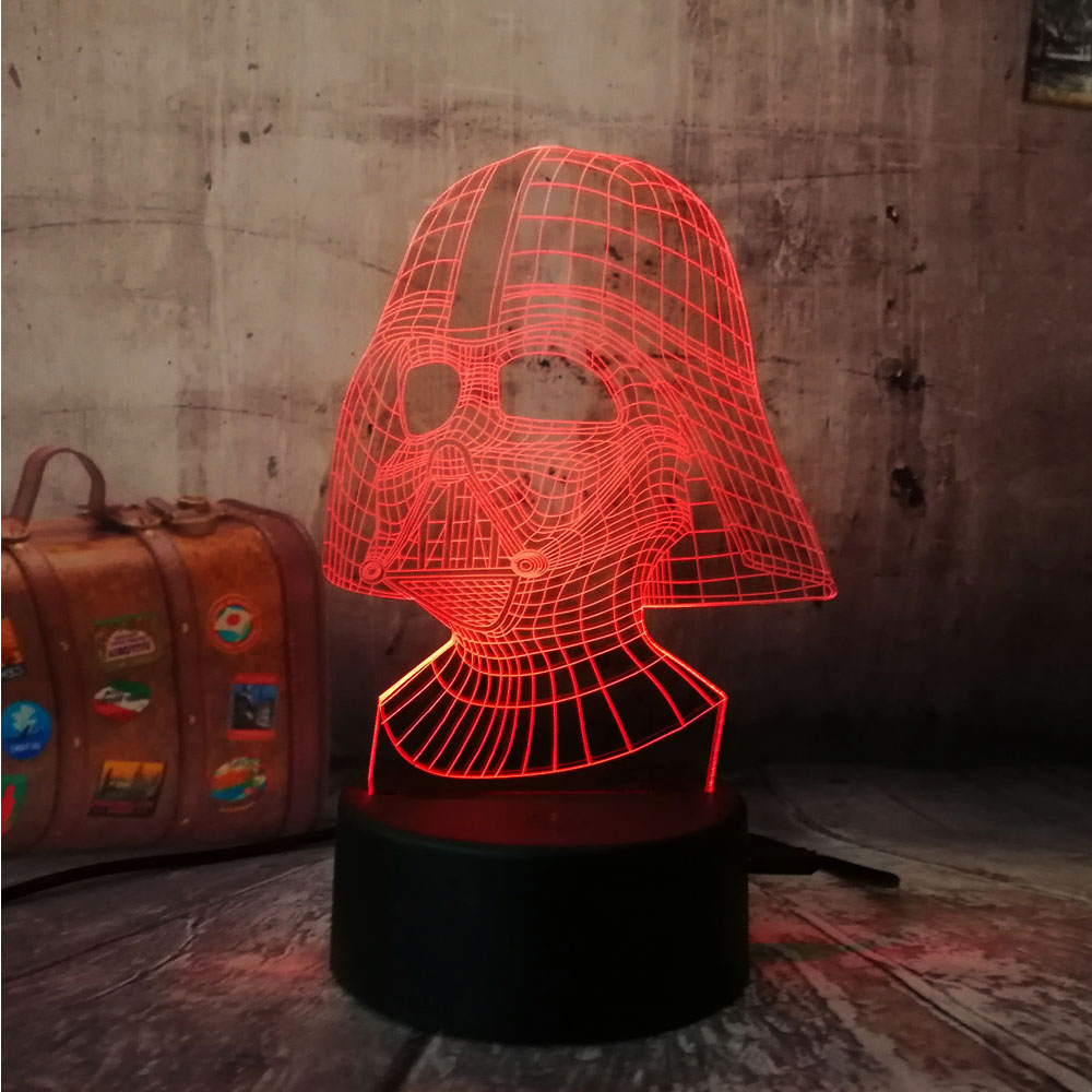 Detail Darth Vader 3d Lamp Nomer 53