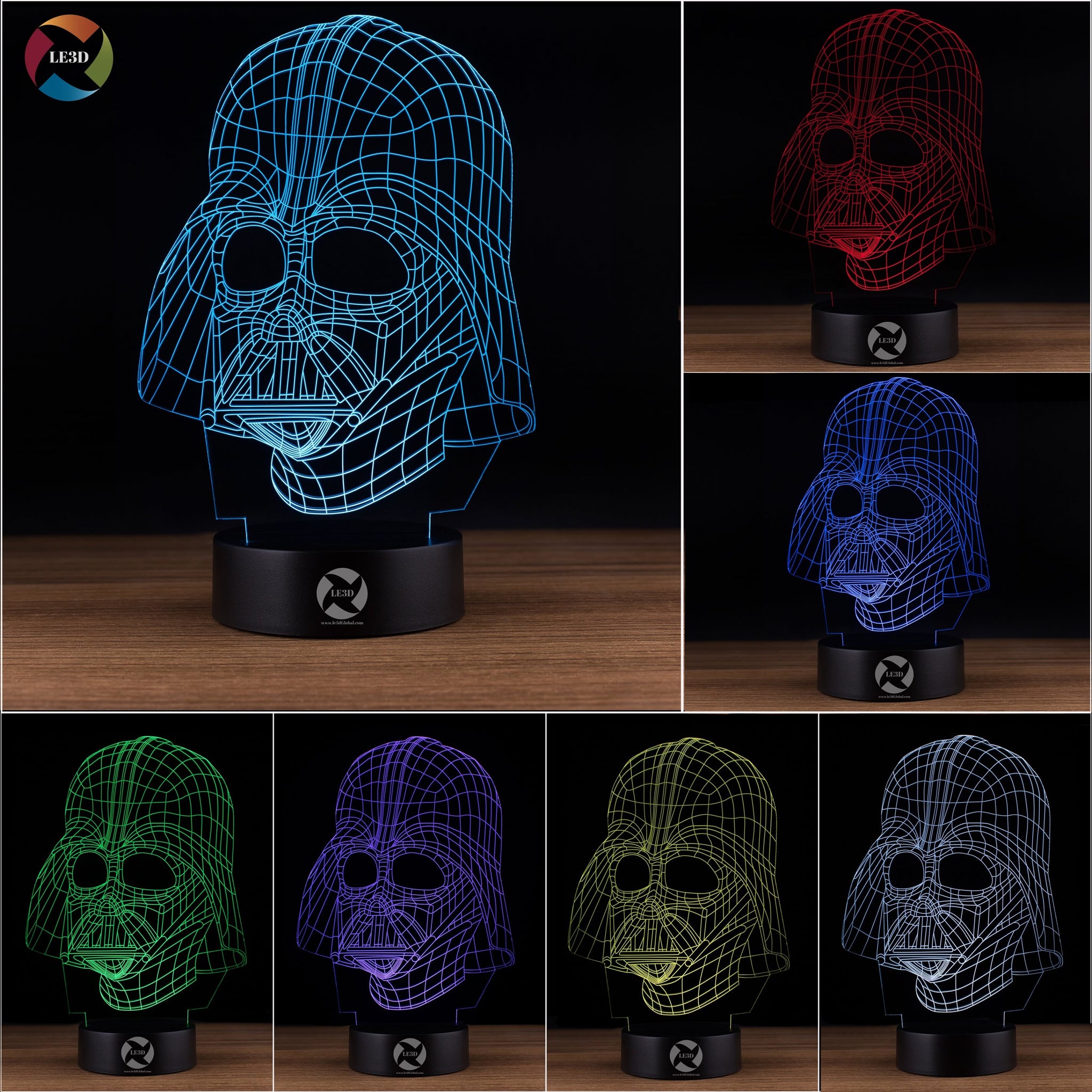 Detail Darth Vader 3d Lamp Nomer 56