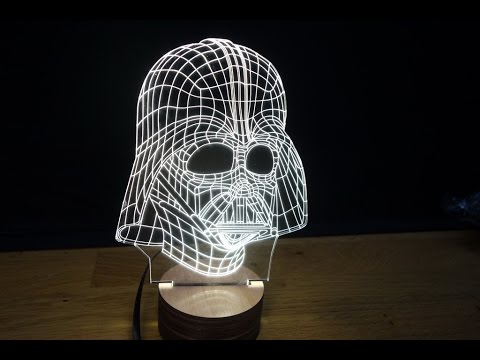 Detail Darth Vader 3d Lamp Nomer 7