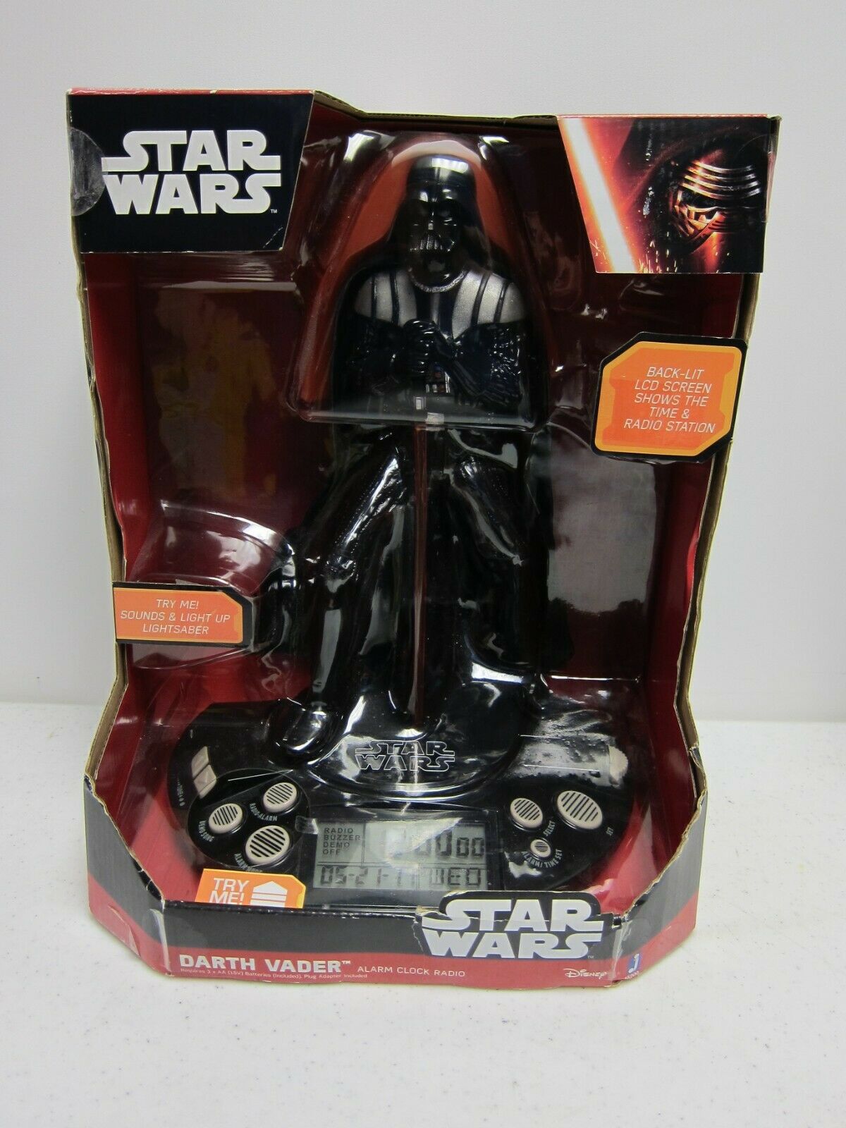 Detail Darth Vader Alarm Clock Radio Nomer 7