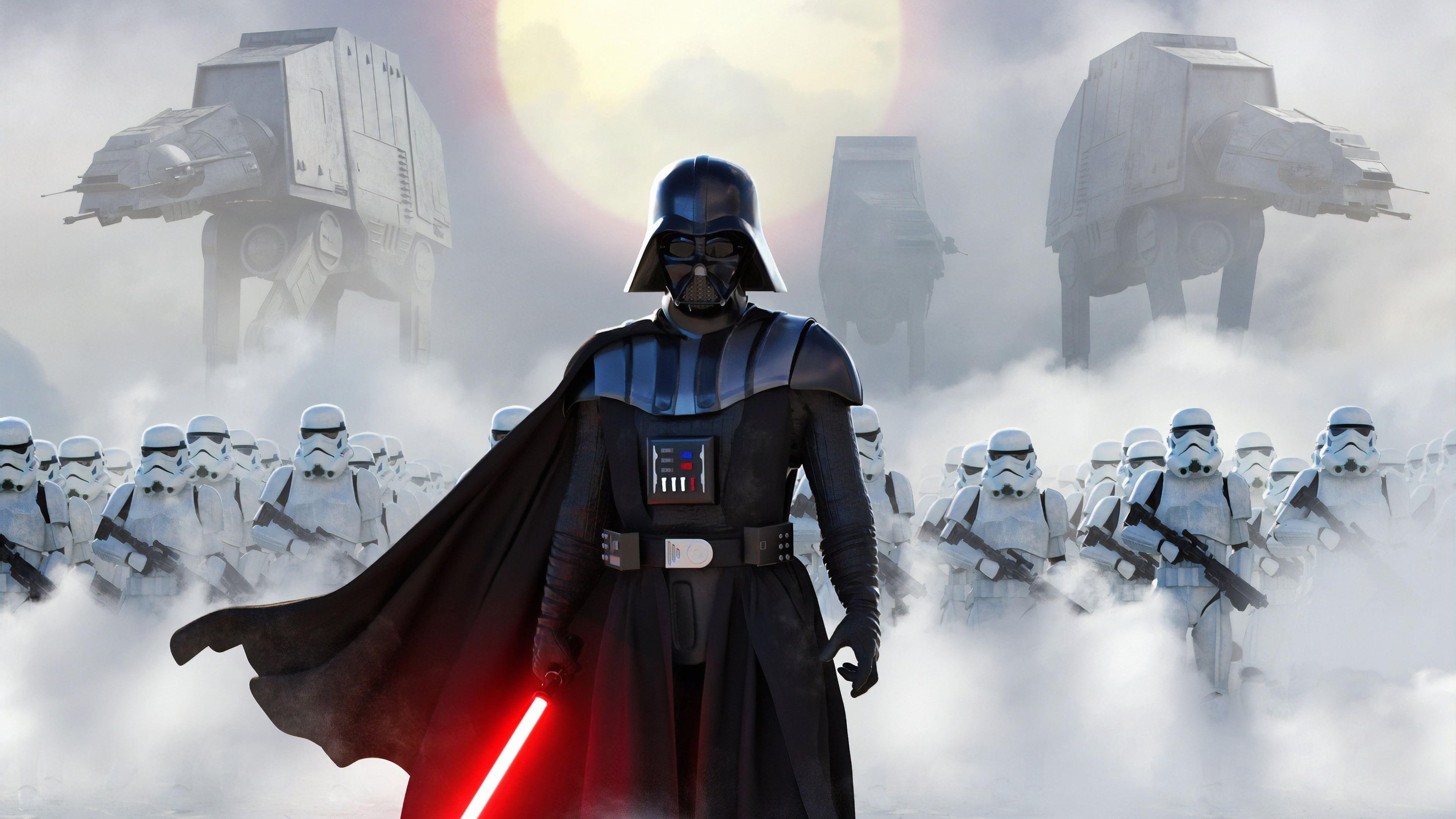 Darth Vader And Stormtroopers Wallpaper - KibrisPDR