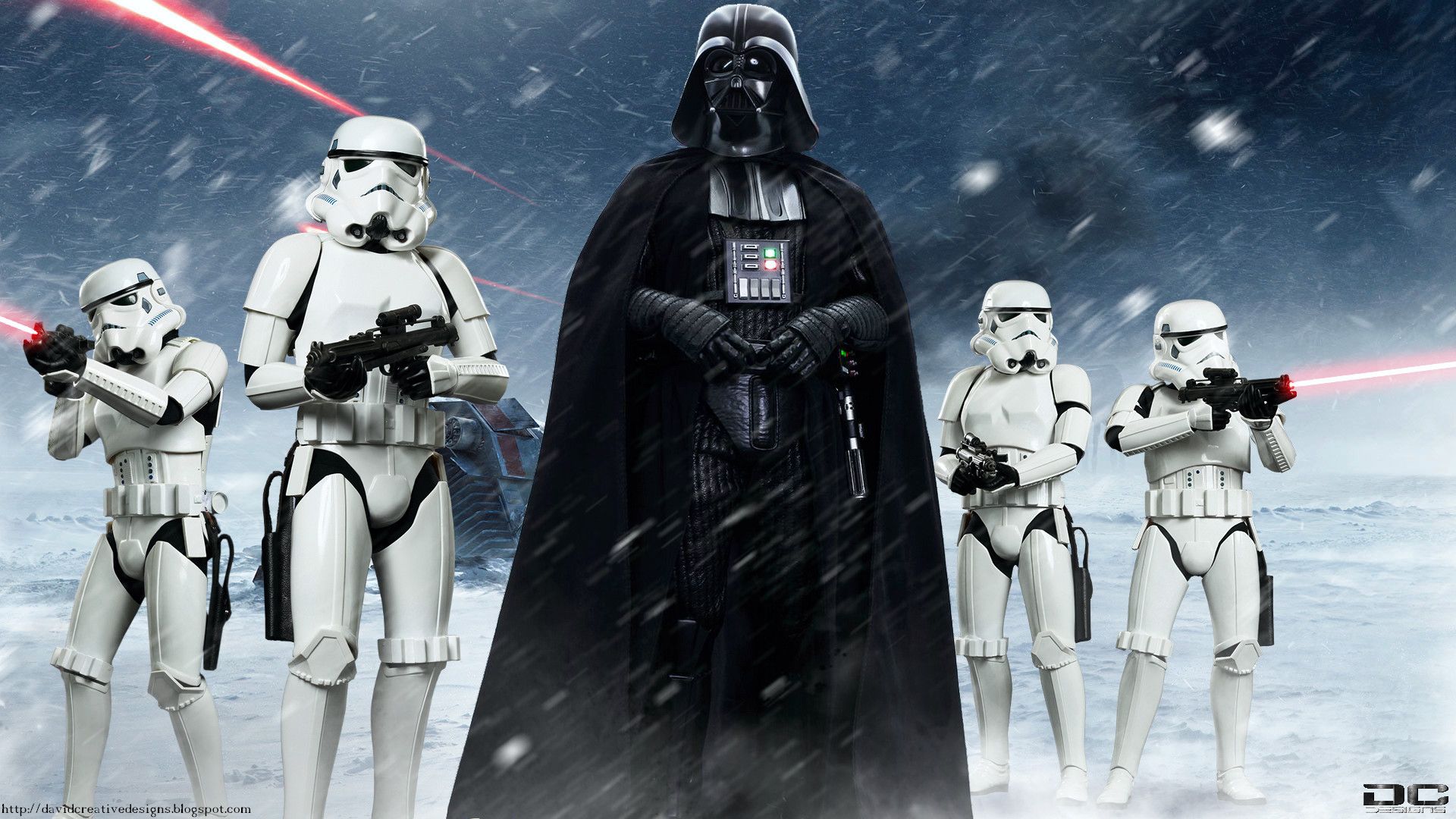 Detail Darth Vader And Stormtroopers Wallpaper Nomer 2
