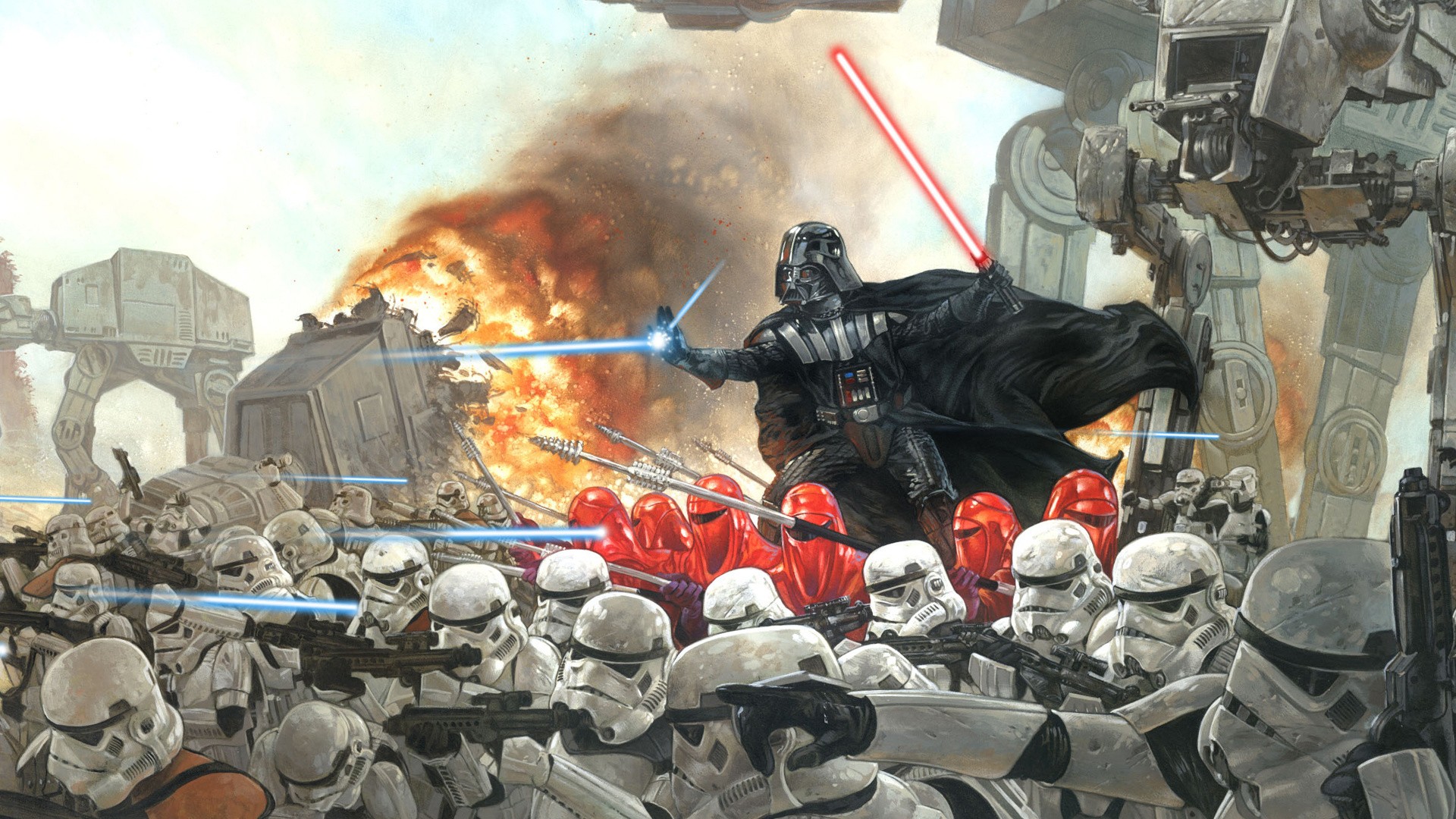 Detail Darth Vader And Stormtroopers Wallpaper Nomer 20