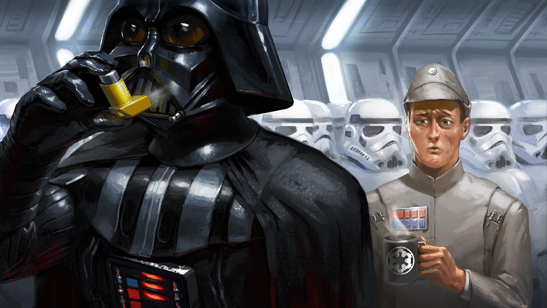 Detail Darth Vader And Stormtroopers Wallpaper Nomer 22