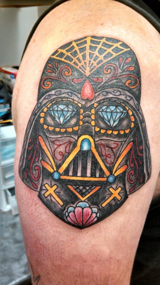 Detail Darth Vader Candy Skull Nomer 37