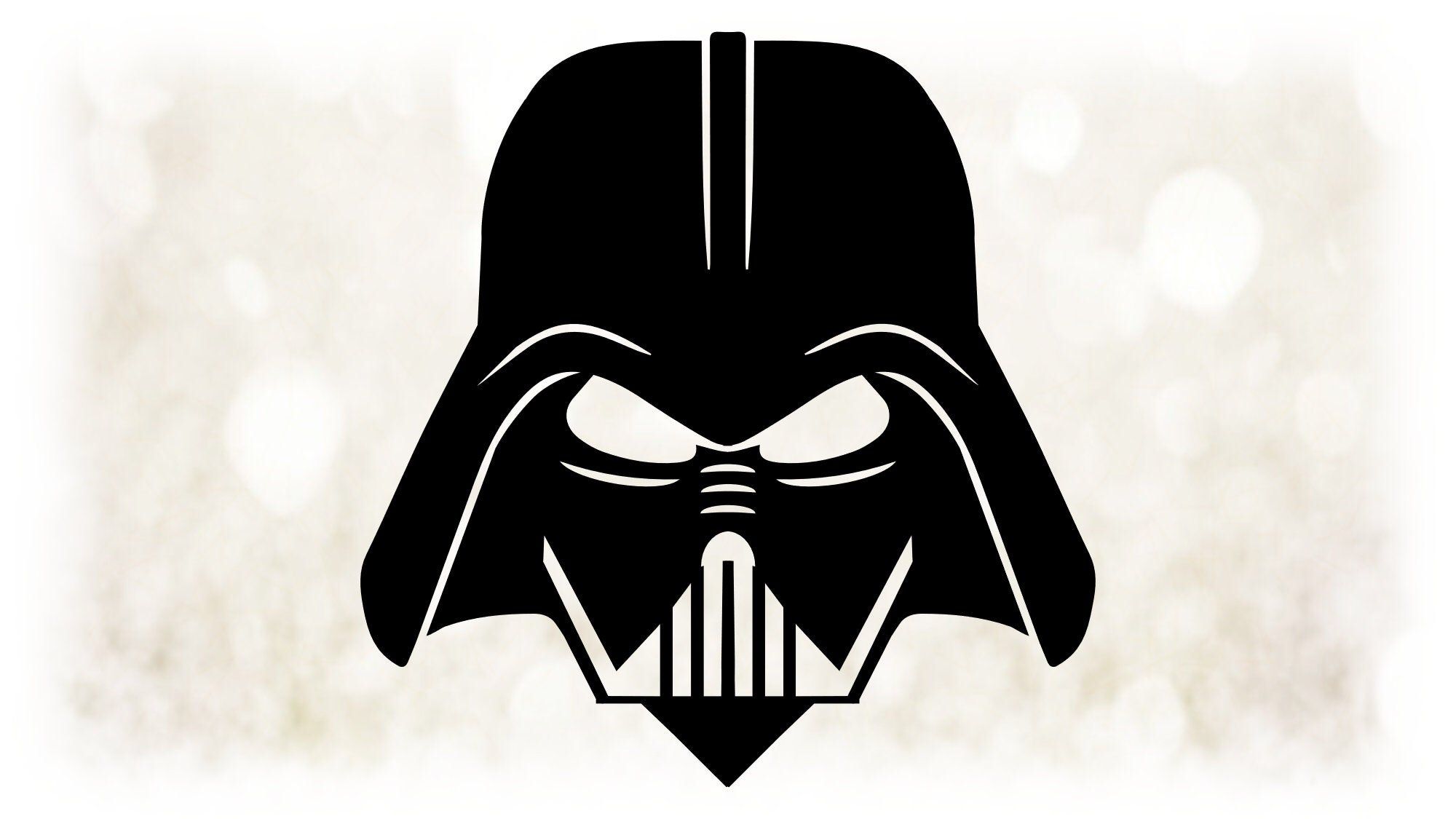 Detail Darth Vader Clipart Black And White Nomer 13