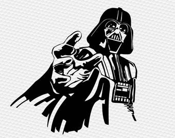 Detail Darth Vader Clipart Black And White Nomer 18