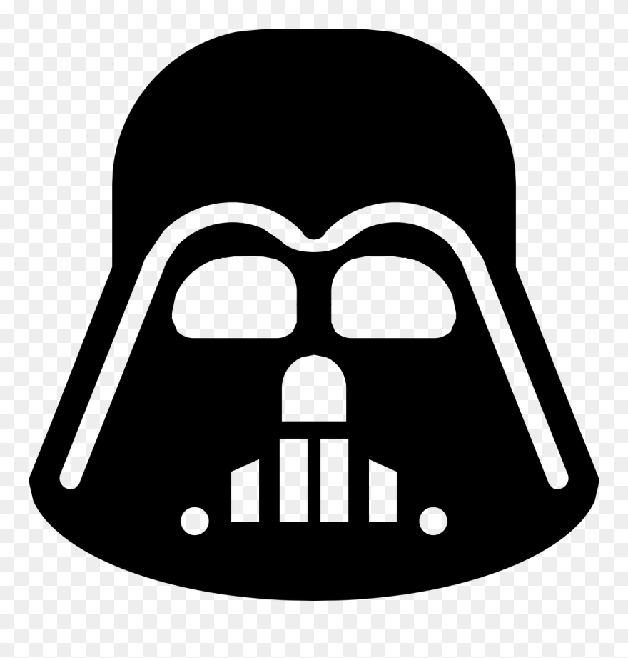 Detail Darth Vader Clipart Black And White Nomer 19