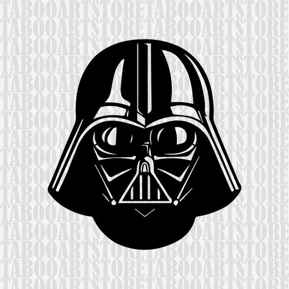 Detail Darth Vader Clipart Black And White Nomer 21